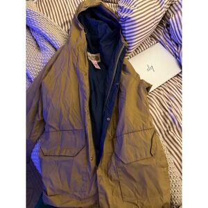 Early 90s Vintage The North Face Hooded Rain Parka – Tan – Men's M Hard to Find